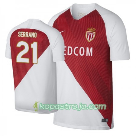 Billiga Fotbollströjor AS Monaco Julien Serrano 21 Hemma tröja 2018/19 Kortärmad